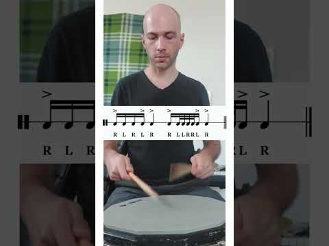Drum Rudiments! 6-Stroke Roll Exercise nr.1!