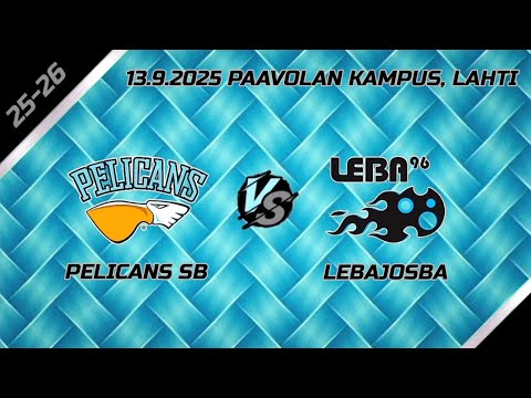 Pelicans SB - LeBaJosba 13.9.2025 Paavolan kampus, Lahti.