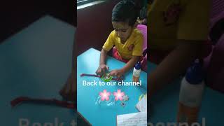 Our last year rakhi making activity by tiny tots...🌸🌸