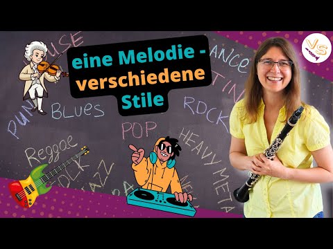 Eine Melodie in 5 verschiedenen Musikstilen gespielt | Online Klarinette Lernen