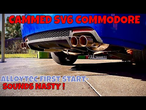 Cammed SV6 VE Commodore lumpy cam what does it sound like? | Mace Engineering | First start.