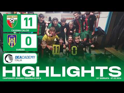 Cassina Calcio - Varedo 11-0 | Gol & Highlights | Juniores Regionale 2025/26