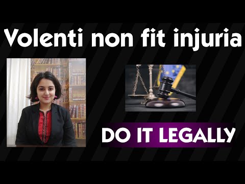 TORT LAW - Volenti non fit injuria