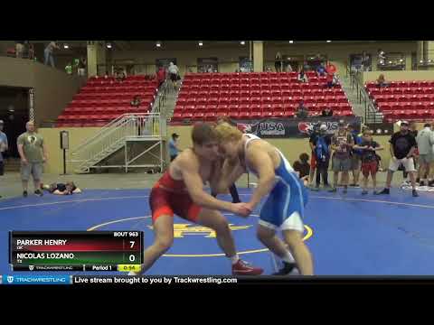 195 Lbs 3rd Place Match - Parker Henry, OK Vs Nicolas Lozano, TX B98b