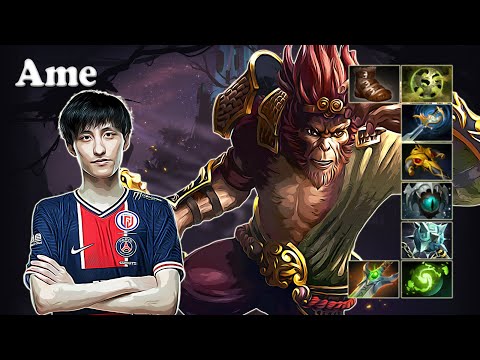 Ame - Monkey King Safelane vs Matumbaman Bloodseeker | Dota 2 7.30d Gameplay