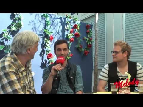 Fäaschtbänkler bei Radio Melody nach dem TV Auftritt bei "Immer wieder Sonntags" in Rust Juli 15