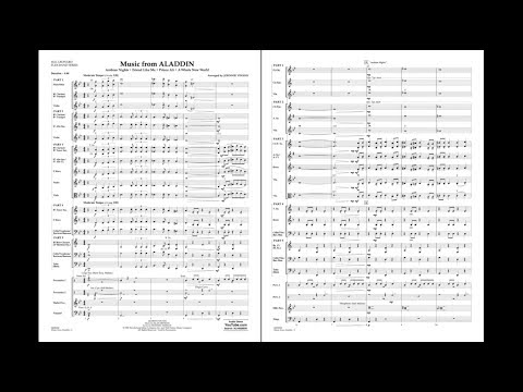 Music from Aladdin arranged by Johnnie Vinson