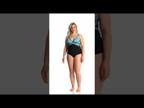 Profile by Gottex Plus Size Buena Vista Tankini Top | SwimOutlet.com