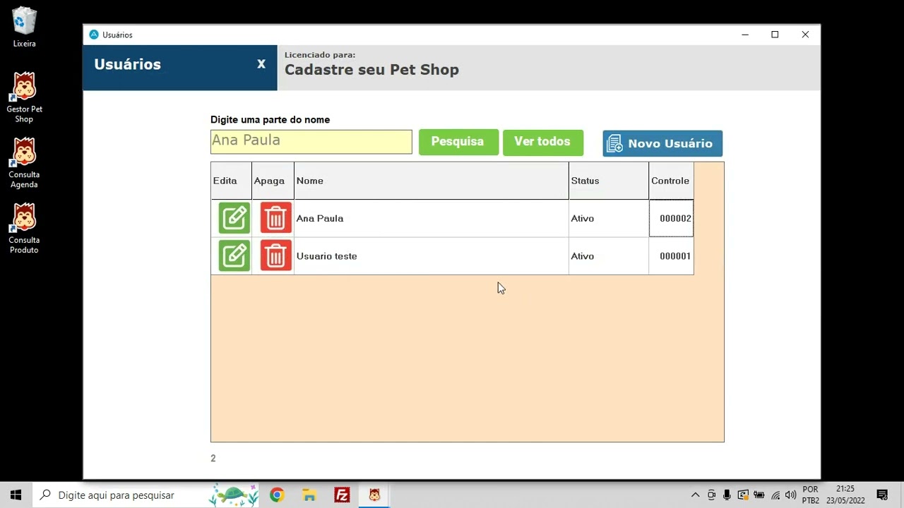 Cadastro de Usuários