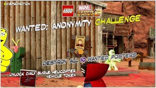 Lego Marvel Superheroes 2: Wanted Anonymity Challenge - HTG