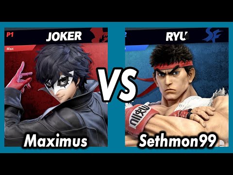 Vortex Smash Weekly Losers Round 2 9/1/21 - Maximus (Joker) VS Sethmon99 (Ryu)