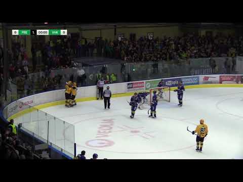 SESTŘIH: HC ZUBR Přerov - VHK ROBE Vsetín 1:2 PP (15.10.2018)