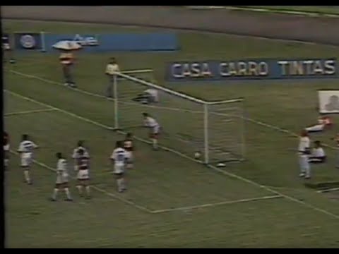 JUVENTUS 2x2 SANTOS - Paulistão + FLAMENGO 3x1 FRIBURGUENSE - Carioca (Gols) - Fantástico 05/03/1995