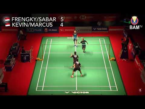 Frengky WIJAYA/Sabar G vs World no 1, Kevin Sanjaya SUKAMULJO/Marcus F GIDEON, Malaysia Master 2019
