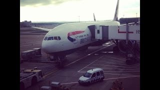 preview picture of video '777  Boeing Landing in St Lucia, Hewanorra Airport 15/10/2013'