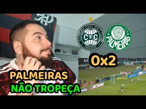 VAI SER DIFÍCIL DE PARAR ELES!! REACT MELHORES MOMENTOS CORITIBA 0X2 PALMEIRAS