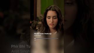 💔Phir bhi तुमको चाहुगा ❤️‍🩹 song (offical video) #lovestatus #hindisong #movie