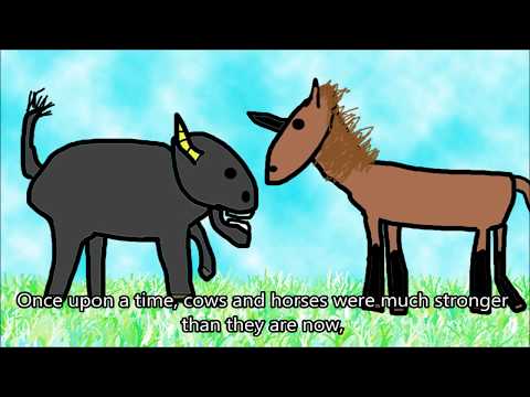 日本文化学科 A cow and A horse うしとうま　(17AA038)