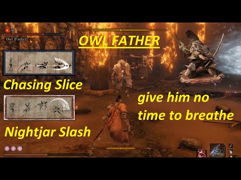Owl Father - Sekiro - aggressive fight