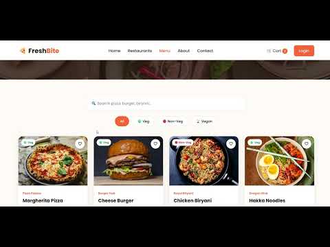Task Demo - DAS005422 - FreshBite - Online Food Ordering