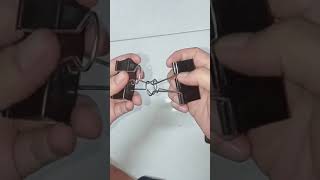 cara membuat dudukan hp dari binder clip