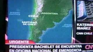 preview picture of video 'Primeras Imagenes Del Terremoto En Chile - Earthquake in Chile - Primera declaracion de M. Bachelet'