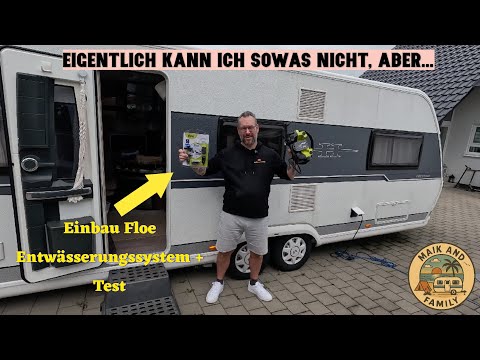 Actually, I can't do that, but... - Installation of Floe drainage system for caravans and motorhomes