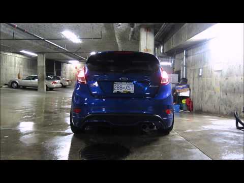 Fiesta ST Exhaust Parking Lot Teaser