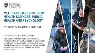 Meet our students from Health Sciences, Public Health and Psychology