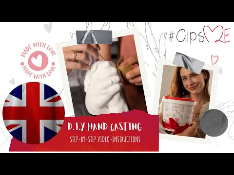 GipsME - Hand Casting Kit - Step by Step Manual