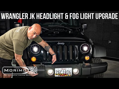 Jeep Wrangler JK Morimoto Headlights & Fog Light Upgrade | 2007 - 2018 Jeep Wrangler JK