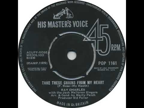 UK New Entry 1963 (100) Ray Charles - Take These Chains From My Heart
