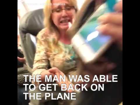 United Airlines drags man from overbooked flight
