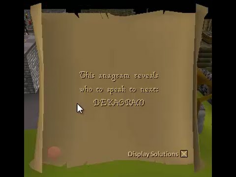DEKAGRAM - OSRS anagram clue