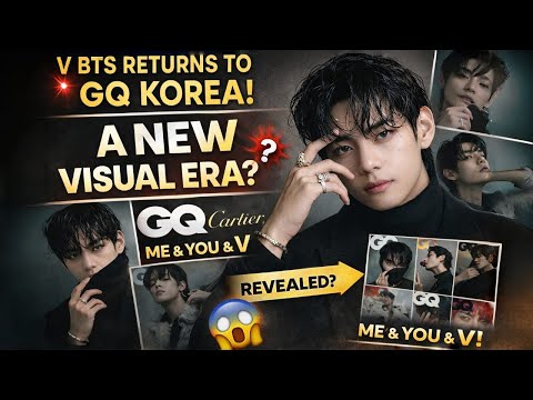 BTS's V ROCKS THE WORLD AGAIN! GQ Korea Feb 2026 x Cartier, 6 Covers & The Most In-Depth Interview