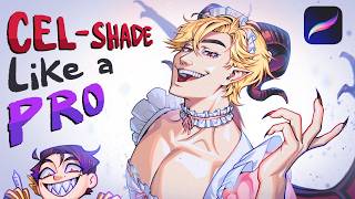 How to CEL SHADE like a Pro!【Digital Art Tutorial / Tips】