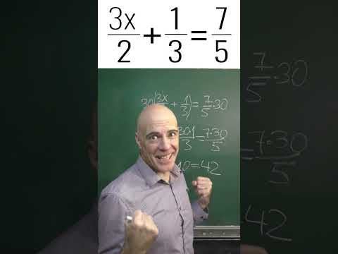 CÓMO SE RESUELVEN LAS ECUACIONES DE PRIMER GRADO. DENOMINADORES. Matemáticas Básicas.