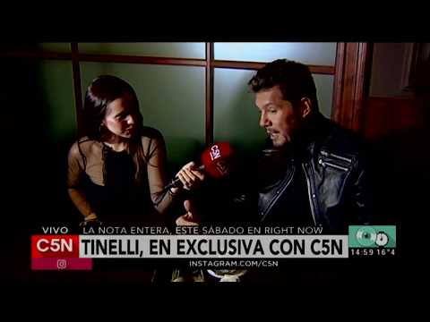 C5N - Espectáculos: Tinelli en exclusiva con C5N en RightNow
