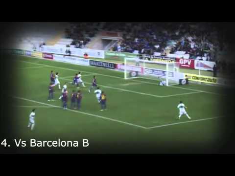 Todos los goles de falta de Edu Albacar con el Elche ᴴᴰ