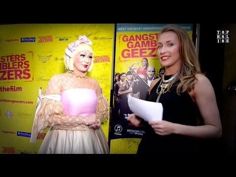 #888celebrities - Sada Vidoo (Living Doll) at the Gangsters Gamblers Geezers Red Carpet Premier