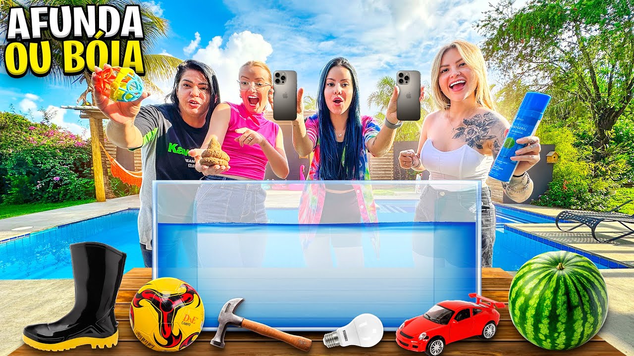 AFUNDA OU BOIA VALENDO P!X - Quem acertou mais?