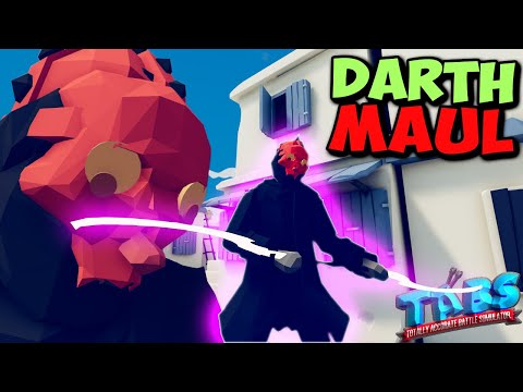 TABS / Darth Maul(Star Wars) vs Every Faction - LEGACY UPDATE MODS GAMEPLAY