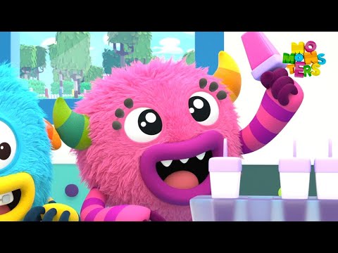 Popsicles | Momonsters | 80' Compilation | Educational Animation for Kids | Christmas time