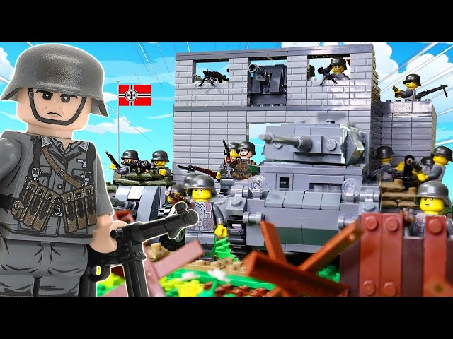 Vídeo relacionado con UINOFER Juego de bloques de construcción de escena militar, modelo de arquitectura de bases militares de bricolaje WW2, accesorios compatibles 75387 (ruinas de la