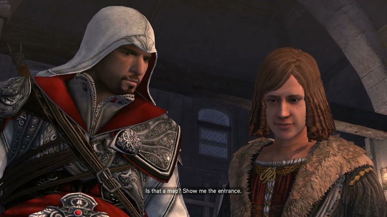 Assassin's Creed Brotherhood - The Da Vinci Disappearance Painting + Map Puzzle 4K Ultra 60 fps