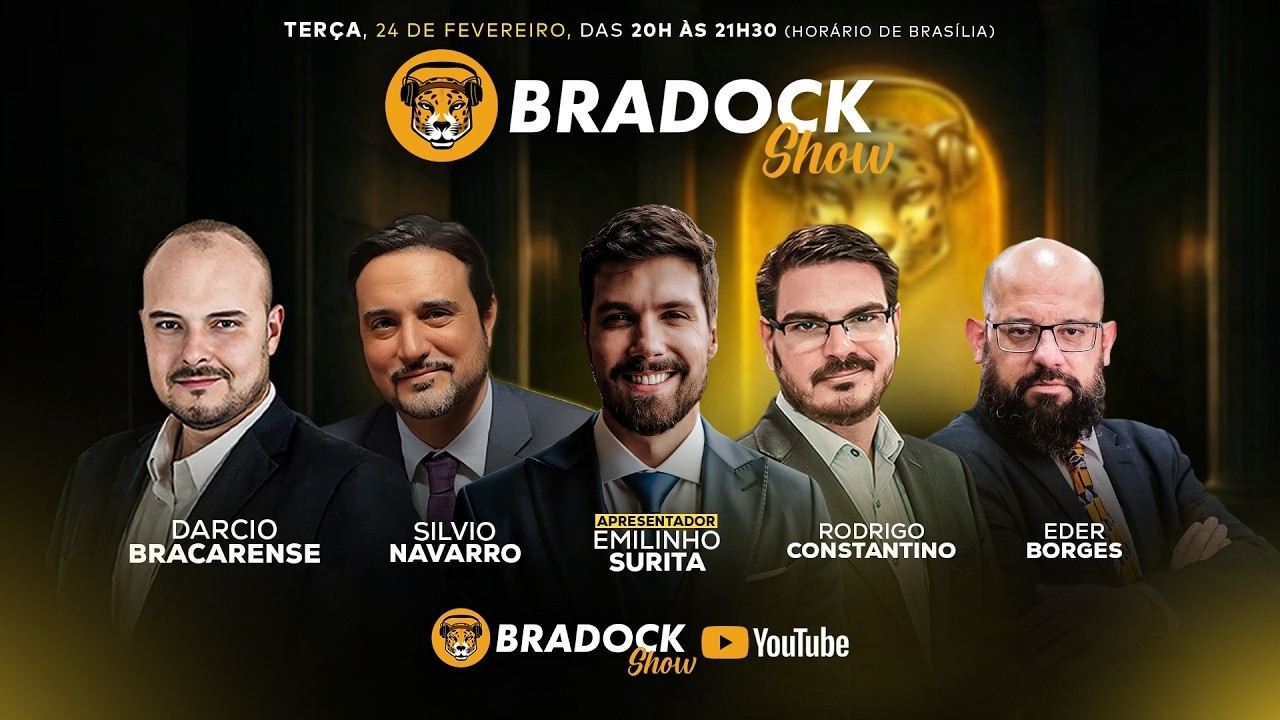 Bradock Show 24/02/26 - Emilinho Surita, Constantino, Darcio, Silvio Navarro e Eder Borges