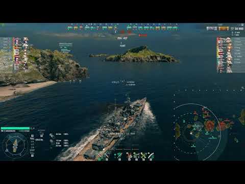 World of Warships Hindenburg 230k Damage | 5 Achievements | Clutch Ending