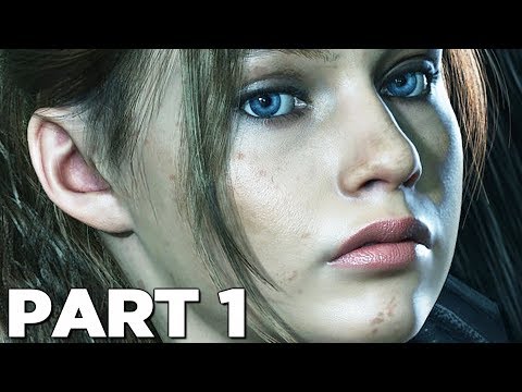 RESIDENT EVIL 2 REMAKE Walkthrough Gameplay Part 1 - REDFIELD (RE2 CLAIRE)