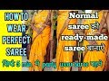 Easy Silk Saree Draping How To Wear Silk Saree Perfectly Silk Saree Draping Saree Draping 4
