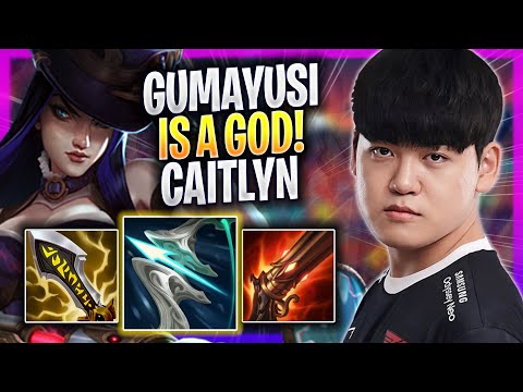 GUMAYUSI IS A GOD WITH CAITLYN! - T1 Gumayusi Plays Caitlyn ADC vs Samira! | Season 2023